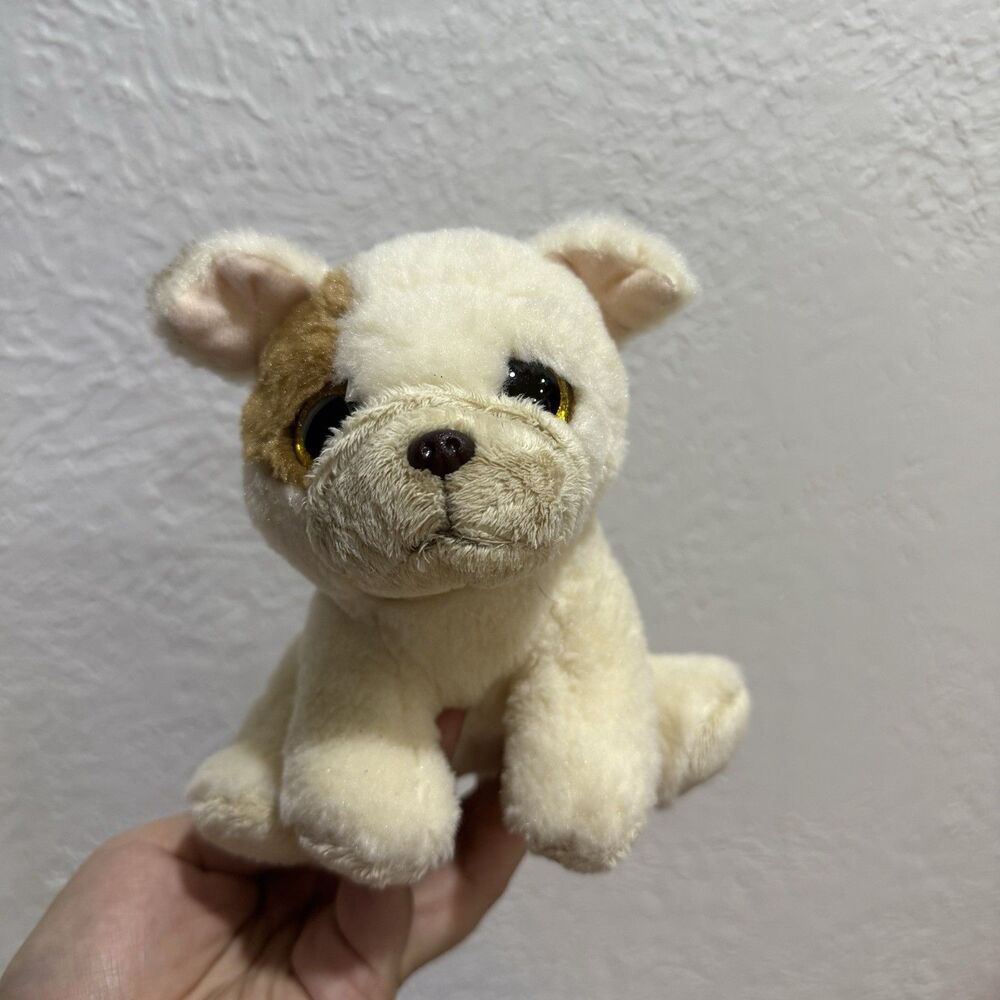 TY Pug Plush 2021 Beanie Baby Boos 6" HOUGHIE Pug Dog Stuffed Animal Toy Plush